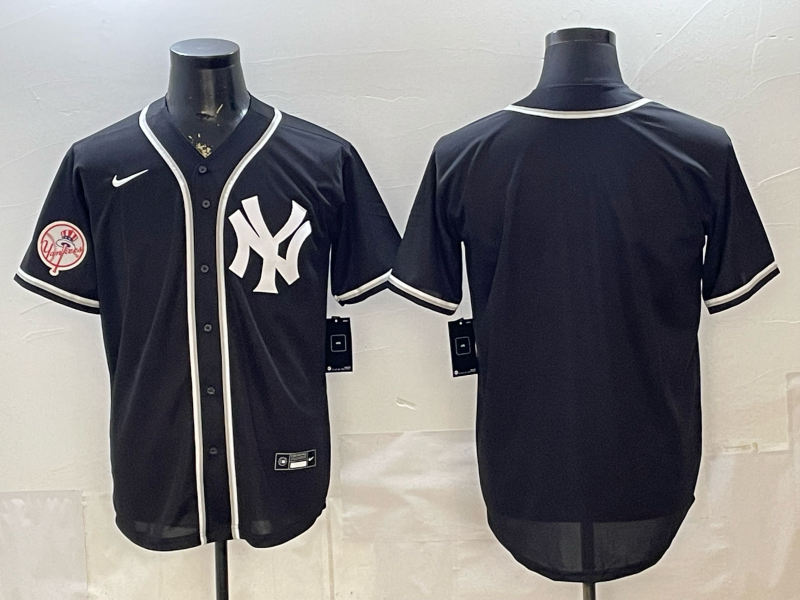 Men 2026 New York Yankees blank black Nike MLB Jersey 036509